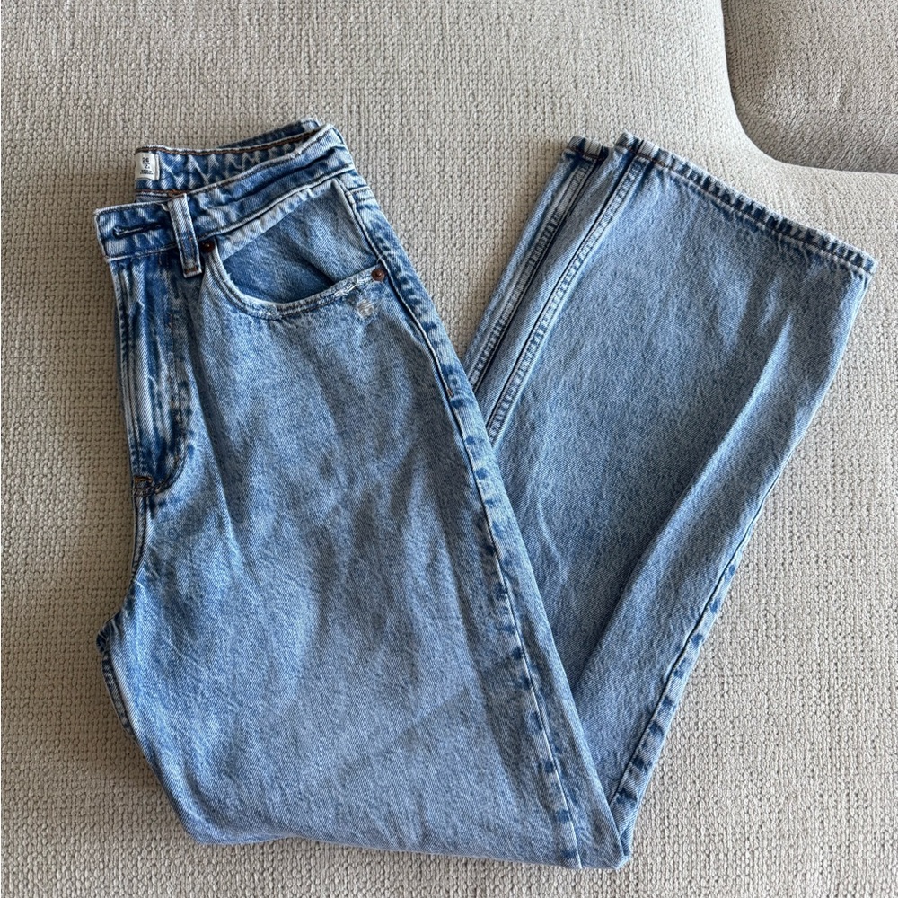 Abercrombie & Fitch High Rise Women Jeans - Light Blue